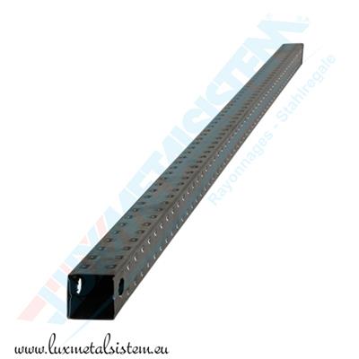 LISSE INOX BOSSELÉ 32/22 H=90 cm AVEC PERFORATIONS PARALLÈLE - STANDARD